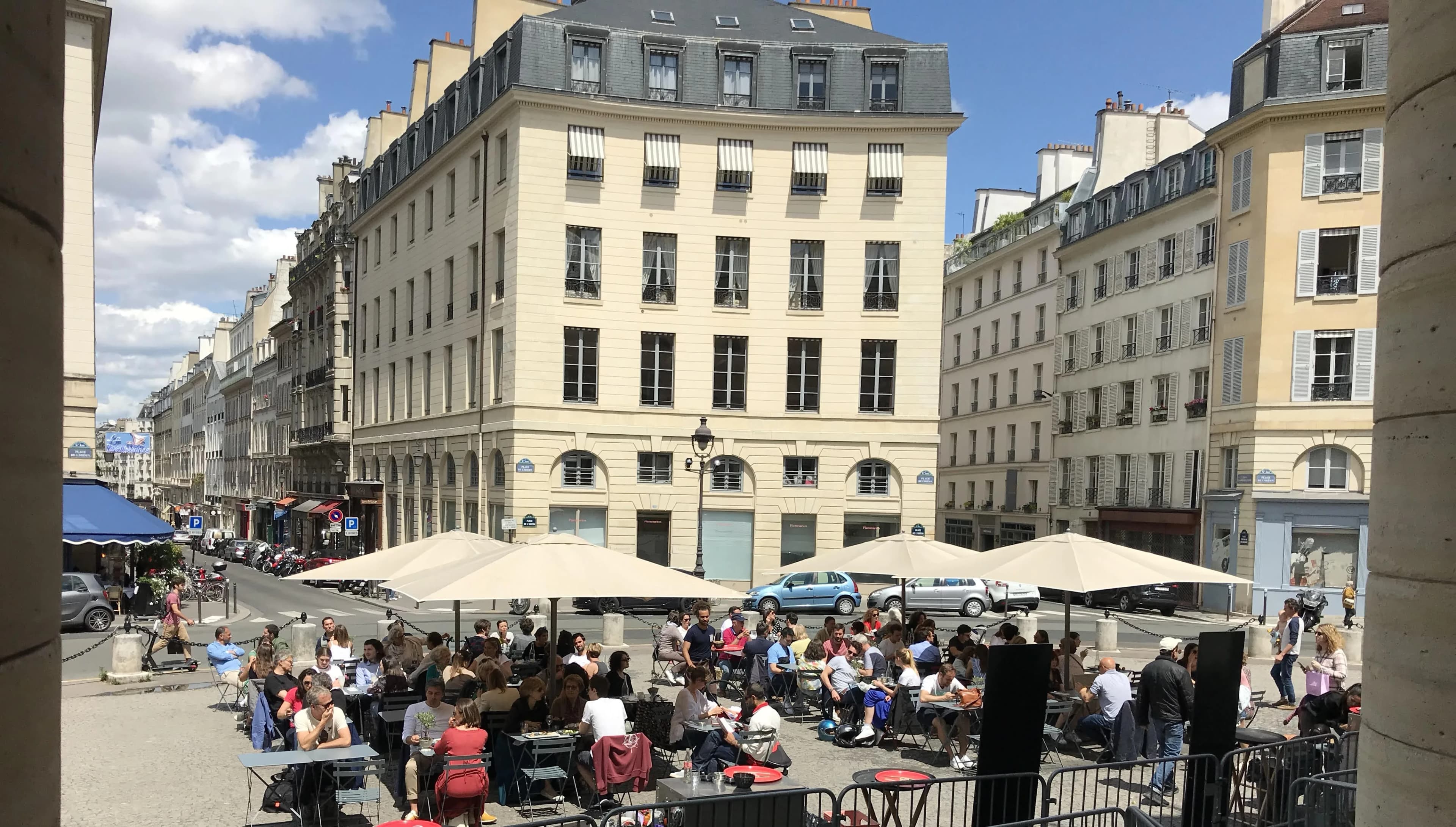 Terrasse du Café de l'Odéon, Place de l'Odéon Paris 6ème